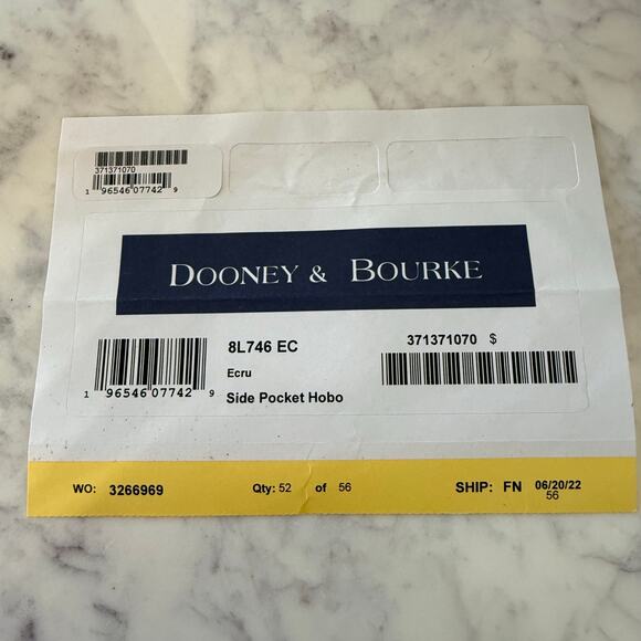 Dooney and Bourke Florentine Side Pocket Hobo $528 - Picture 14 of 14